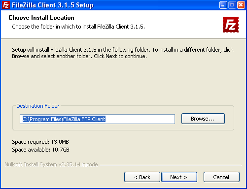 install